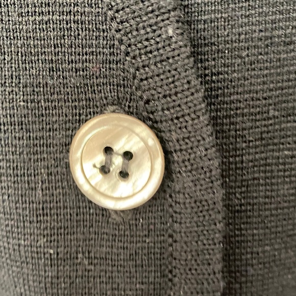 Nordstrom Black Button-Down Midi Dress - Picture 2 of 5